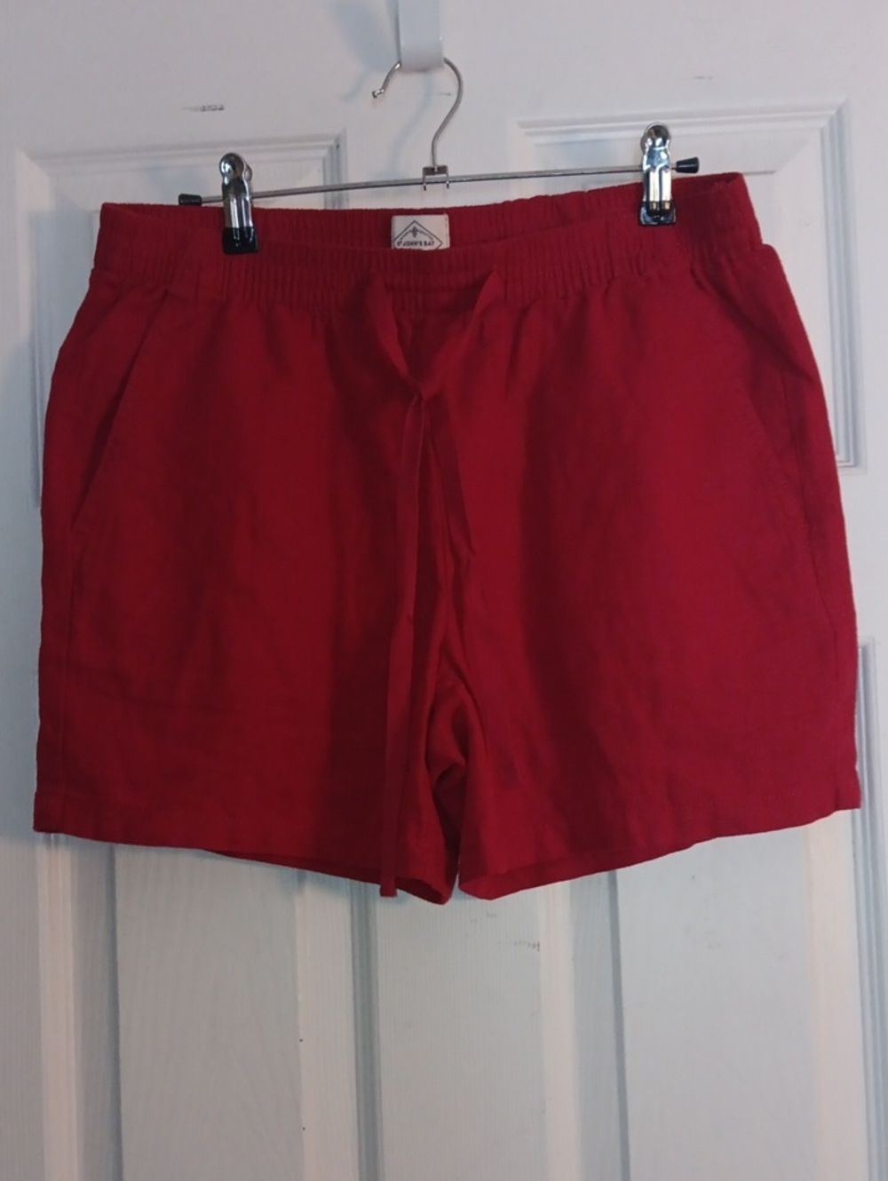 St. John's Bay Red Drawstring Lounge Shorts